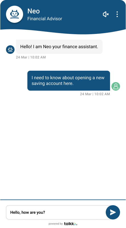 chat bubble style