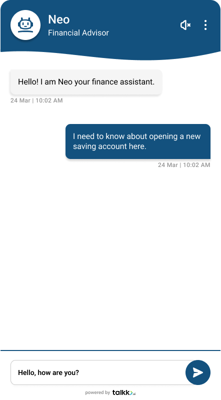 chat bubble style