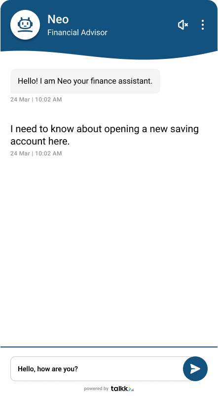 chat bubble style