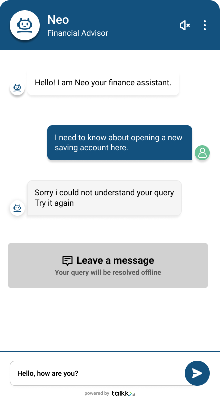 leave a message