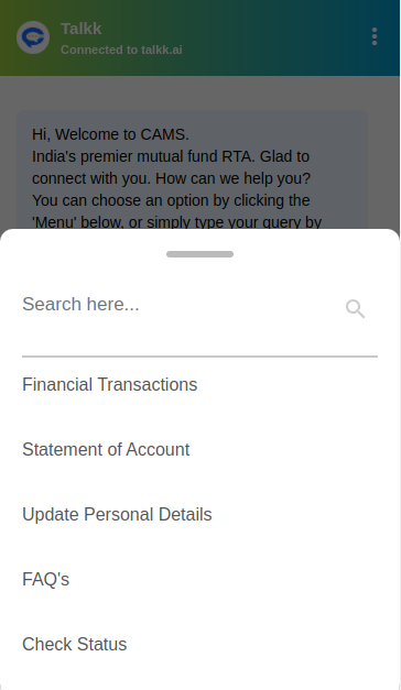Sample send button in chat interface